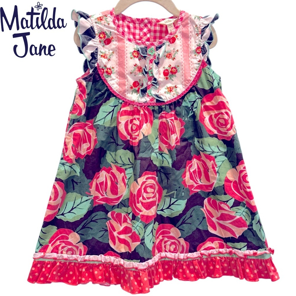 Matilda Jane Size 6 Brilliant Daydream All Abloom Floral Dress - Picture 2 of 7